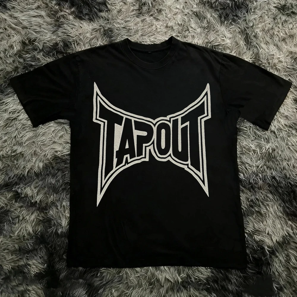 Vintage Y2K Tapout T Shirt Men Women Summer Graphic Print T-shirt USA Y2K 90s Tee Fashion Gothic Streetwear Summer Tee Tops