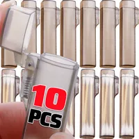 10/1PCS Portable Transparent Toothpick Holder Reusable Toothpick Storage Box Cotton Swab Case Needle Cases Restaurant Supplies