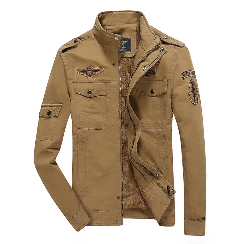 

2025 Autumn and Winter New Slim Fit Stand Up Collar Men's Jacket, Fashionable and Trendy Men's Casual Jacket, Long Sleeved Coat