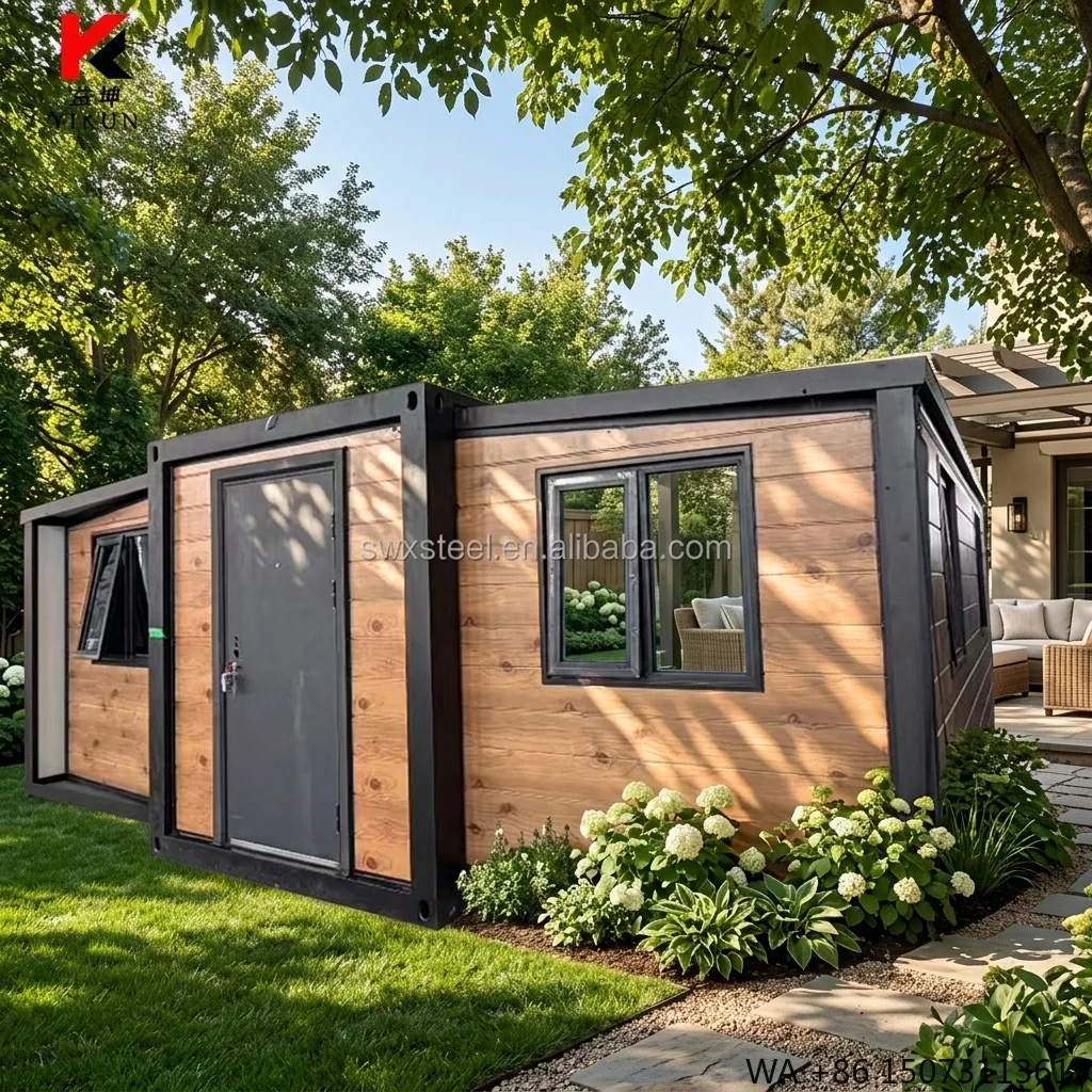 Modern Expandable Container Home Folding House Prefab Luxury 20ft 40FT Living With Bar Counter