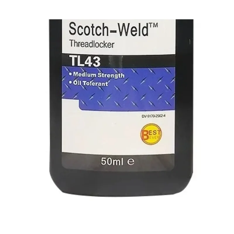 

3M-TL43 Средство для фиксации резьбы Клей для крепления винтов Маслостойкость Клей против падения Анаэробный клей Съемный 50 мл