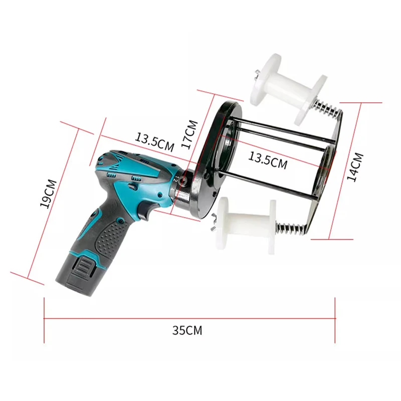 반자동 에어컨 케이블 타이 감기 기계 구리 튜브 감기 기계 파이프 감기 기계 케이블 타이 결속기