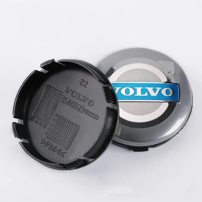 4pcs Car Wheel Center Cover Stickers Hub Cap Auto Decoration Accessories For Volvo S40 S80L S60 S90 XC40 XC60 XC90 V40 V60 V90