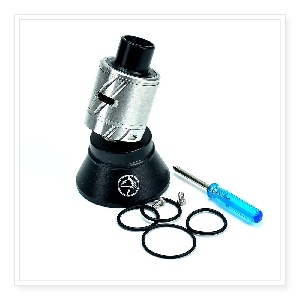 PLMVL CT1 RDA 22mm Rebuildable Dripping Atomizer with Bottle Rocket Design, 316SS Material, Compatible with Goon 25mm