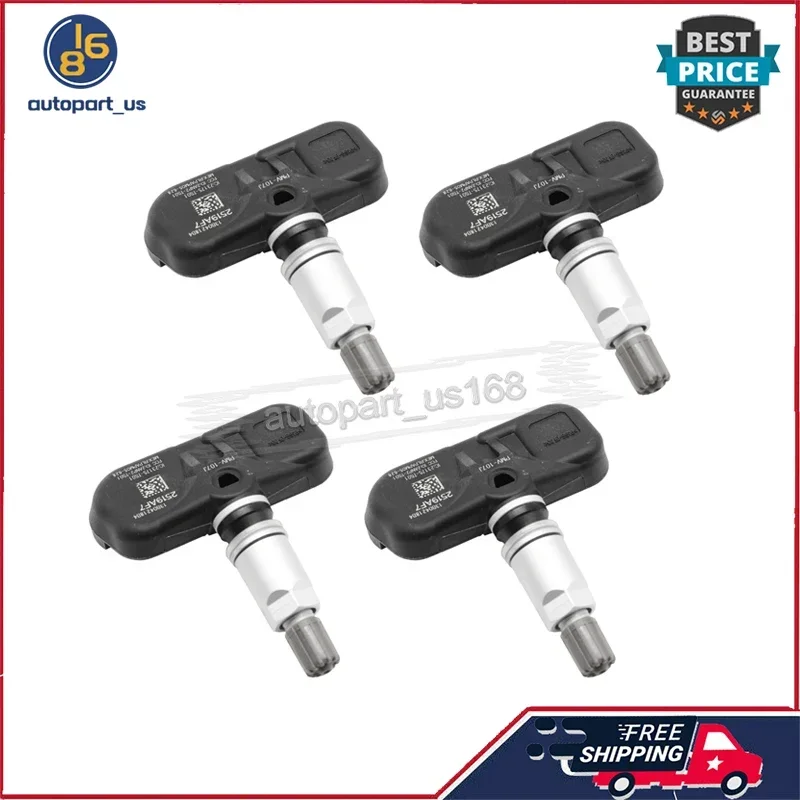 4PCS For Lexus ES350 GS350 GX470 Toyota Corolla Yaris Scion PMV-107J 42607-06011 42607-33011 315MHZ Tire Pressure Monitor Sensor