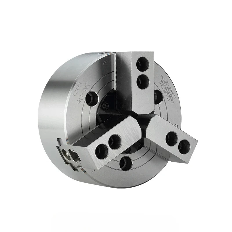 Mandrin de tour CNC 1L-06 en stock, prix usine, haute rigidité, course de mâchoires extra longue, mandrin motorisé