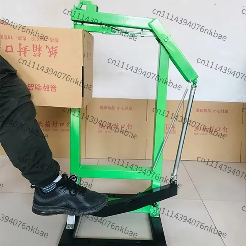 3518 Foot Pedal Carton Binding Machine, Carton Bottom Nailing & Sealing Packaging Machine