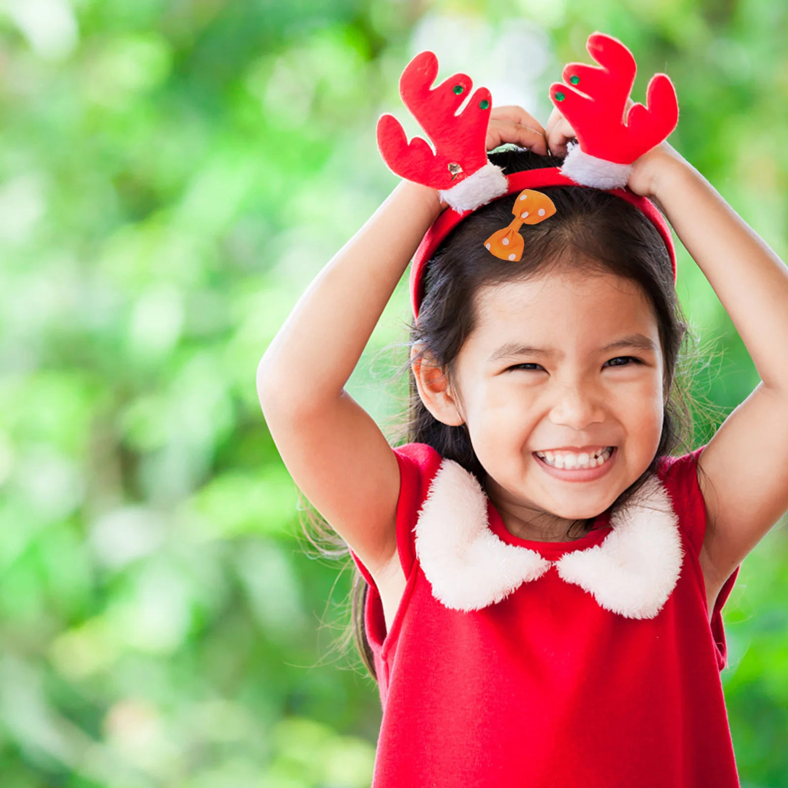 

20pcs Bowknot Hair Clips Cloth Material Durable Unique Design Elegant Appearance Match Any Outfit Round Point Barrette