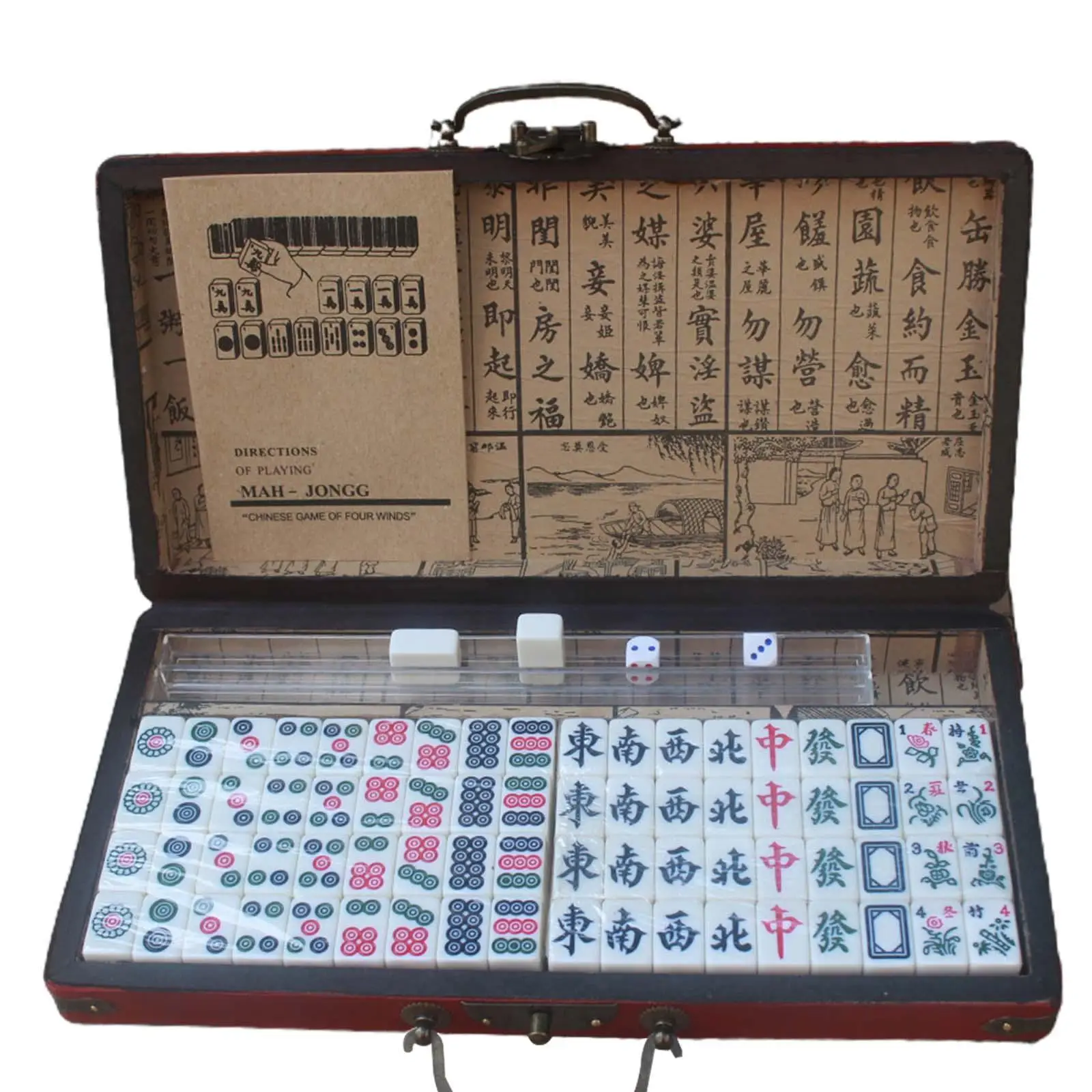 Chinese Mahjong Entertainment Classic Traditional Games Board Game Mahjong Game