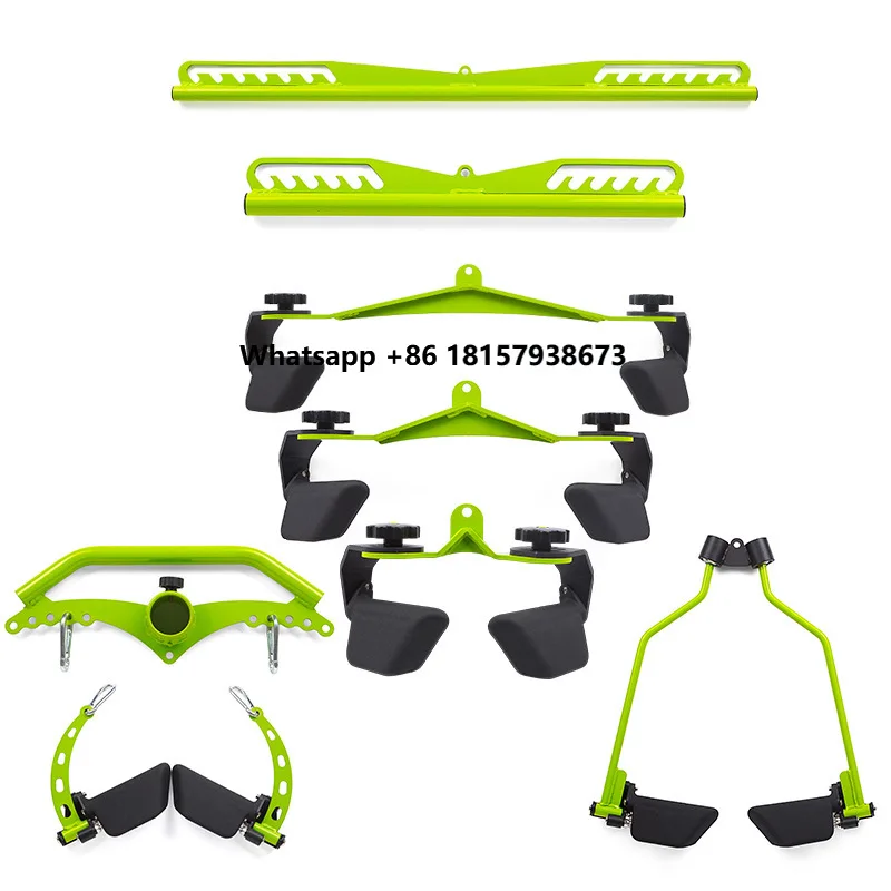 

Eight-Piece Set Adjustable High Pull-Down Multi-Functional Gym Gantry Steel Sports Fitness Equipment Accessories Weight Lifting