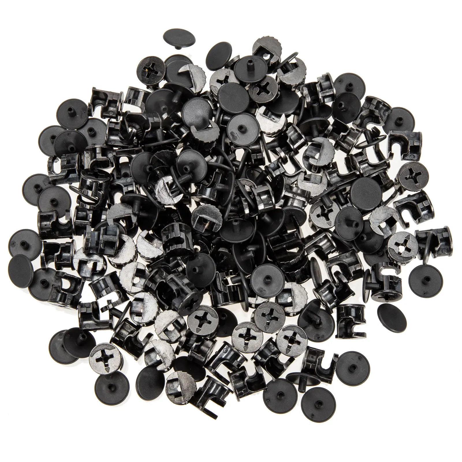 

100 set Zinc Alloy Cam Lock Connectors For Furniture Cabinet Fastening Fixings Durable Hardware Fittings Eccentric Wheel Nuts