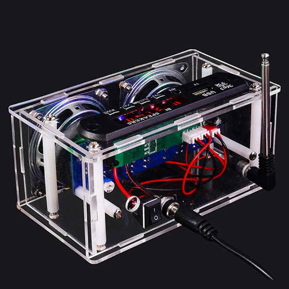 DIY Bluetooth-Lautsprecher-Bausatz 87,5-108 MHz FM-Radio Lötprojekt Elektronische Übungsbaugruppe Lose Teile Enthalten – Detail 3