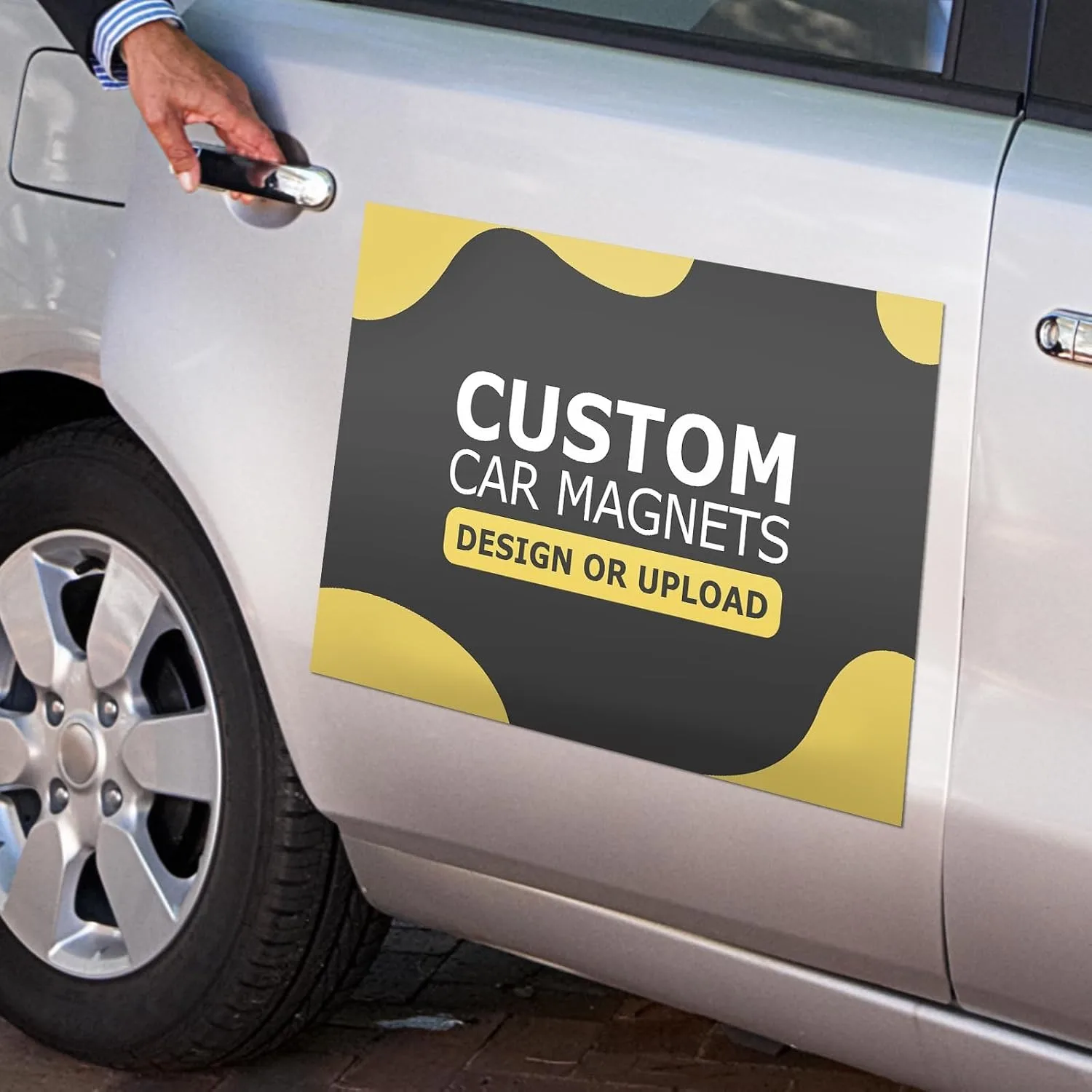 Custom Car Magnets for 、Vehicle Magnet Sign for Cars, Trucks 、Car Door Magnets ， Suitable For Personal Car Decoration And Corpor