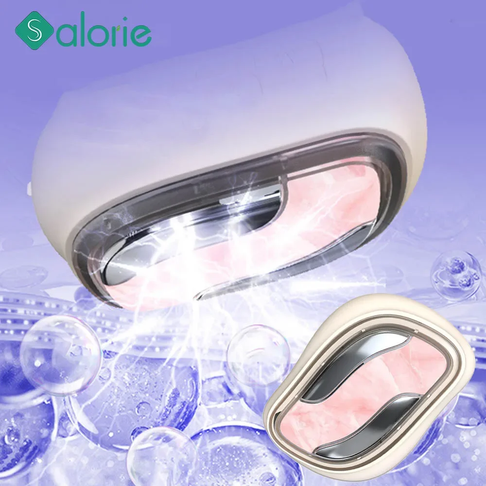 4 cores led fóton ems microcorrente massageador facial aquecimento rosto beleza pescoço dispositivo de beleza vibração massagem ferramenta cuidados com a pele