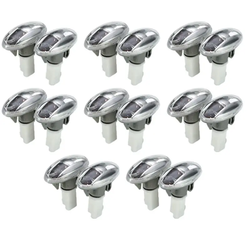 A92Z 16Pcs Car Partner Side Steering Indicator Repeater Light For 108 107 407 206 6325G3 For Citreon C1 C2 C3 Picasso