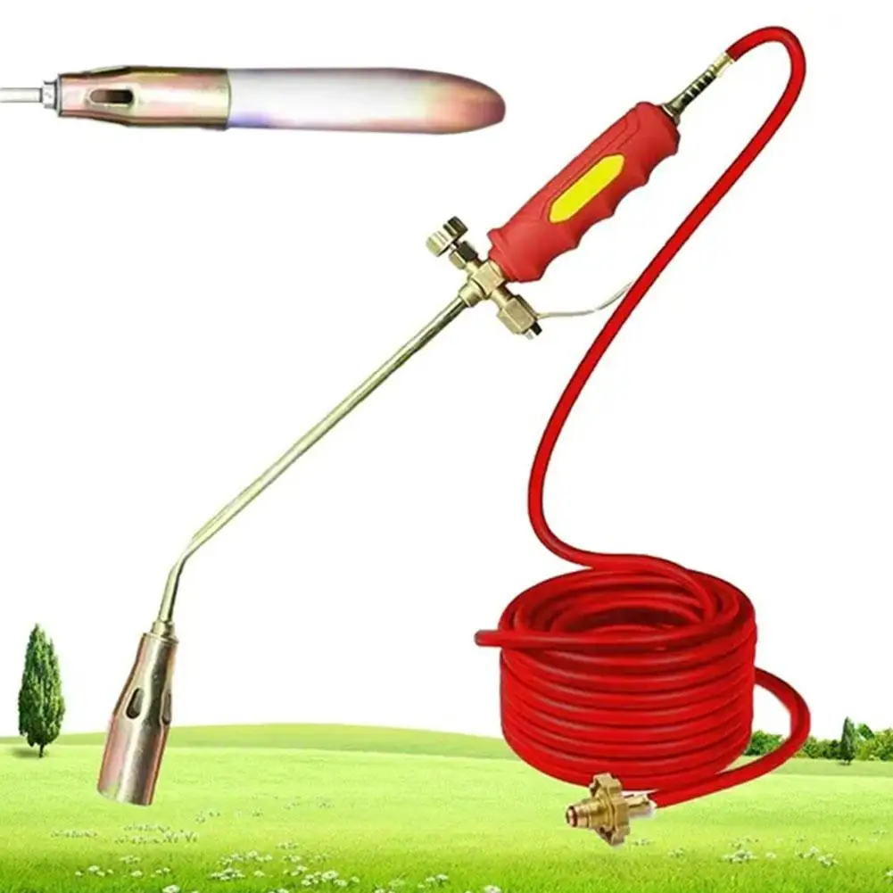 Metode Pelindung Kit Pembakar Gulma Obor Propana Baru Pistol Spitfire Las Obor Gas Cair Tipe Sakelar Tunggal dan Ganda