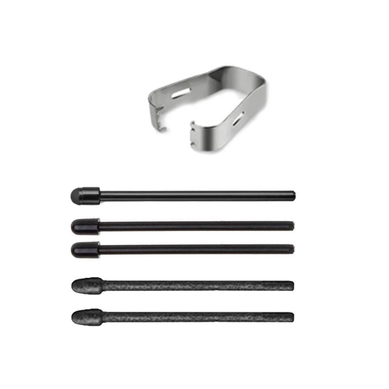 Felts Soft Plastic Drawing Pen Tip with Clip for Noiseless Frictions on Tablets