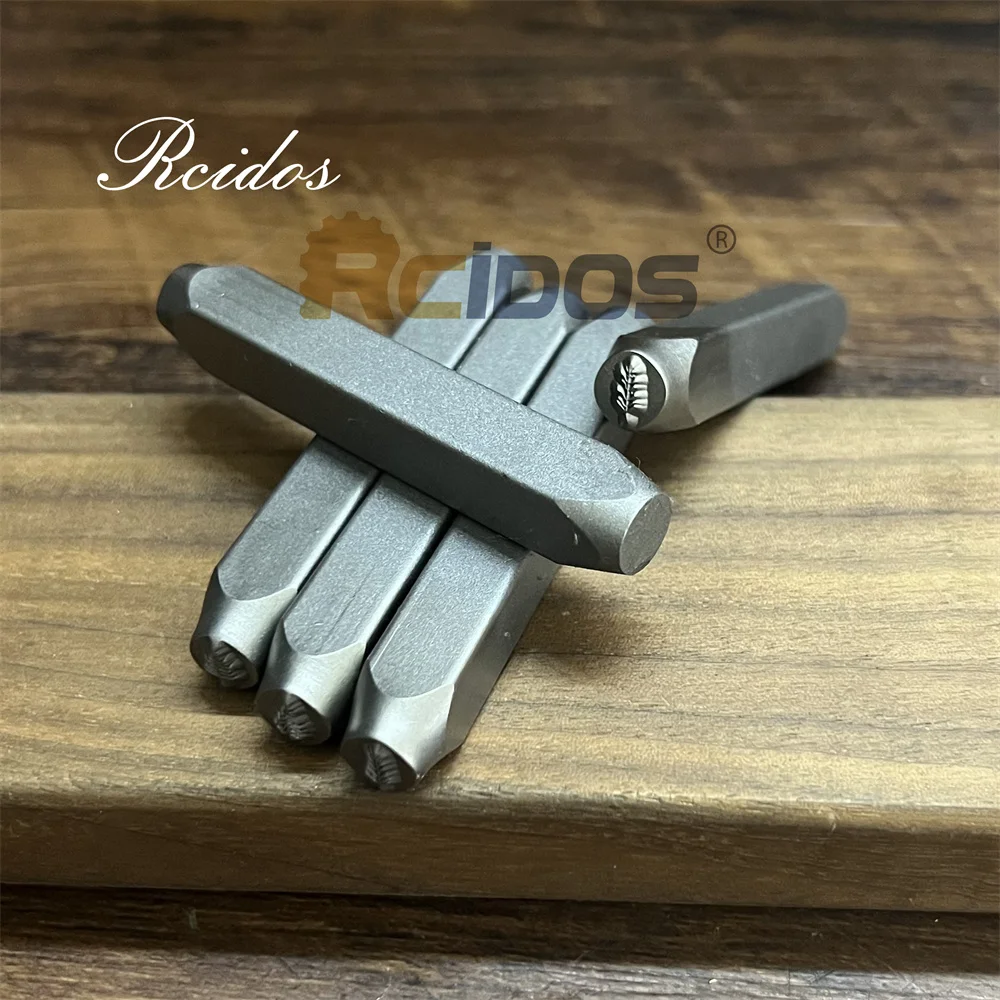 RCIDOS 6MM Pine Tree Design Metal Jewelry Stamps,DIY Bracelet/jewelry symbols steel stamp,1pcs price