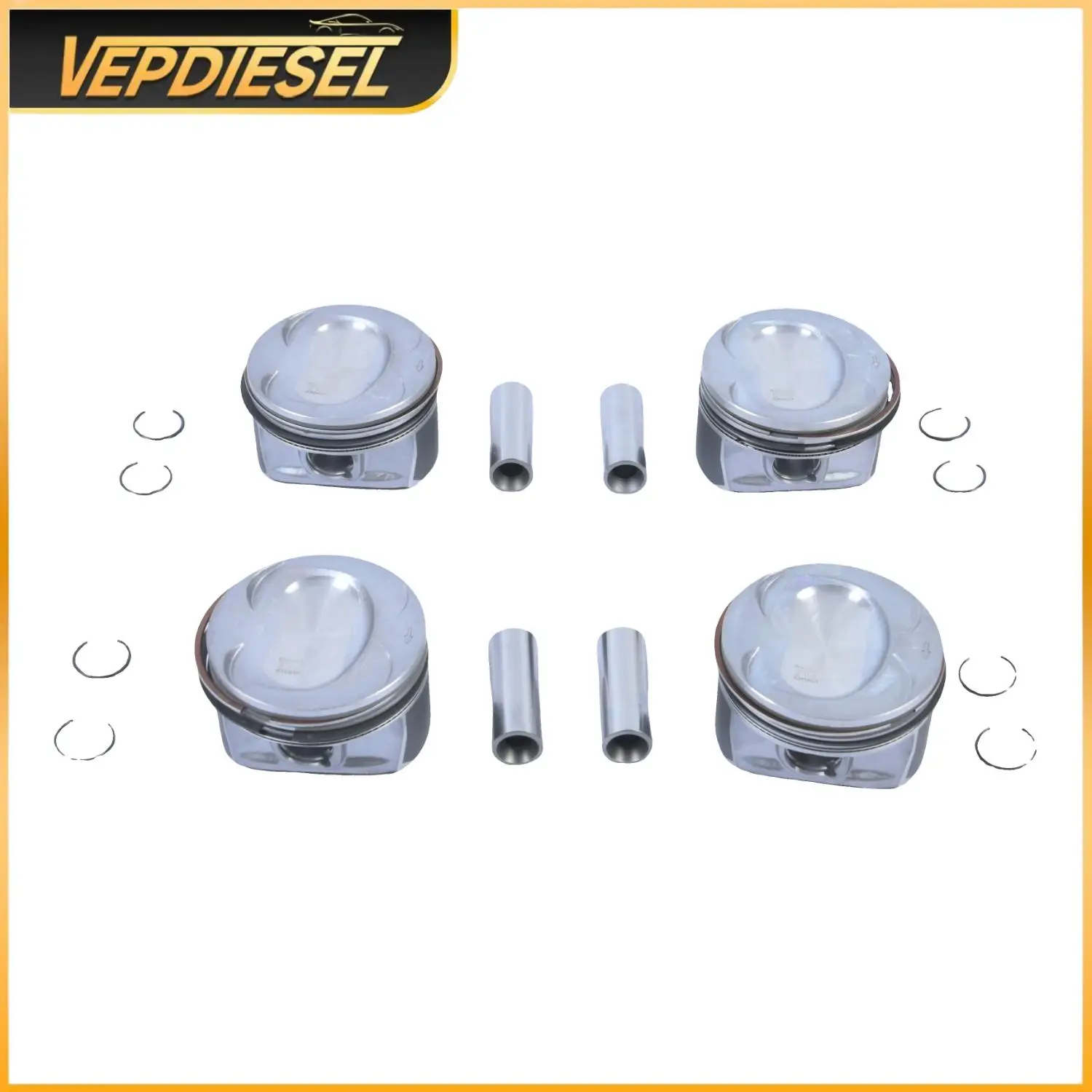 

E03C107065 EA111 Engine Pistons Rings Set STD 76.5mm 03C107065BL for 2011-2016 VW Jetta 1.6L CLRA 03C107065AQ/AS/BF/BN/CE/CK