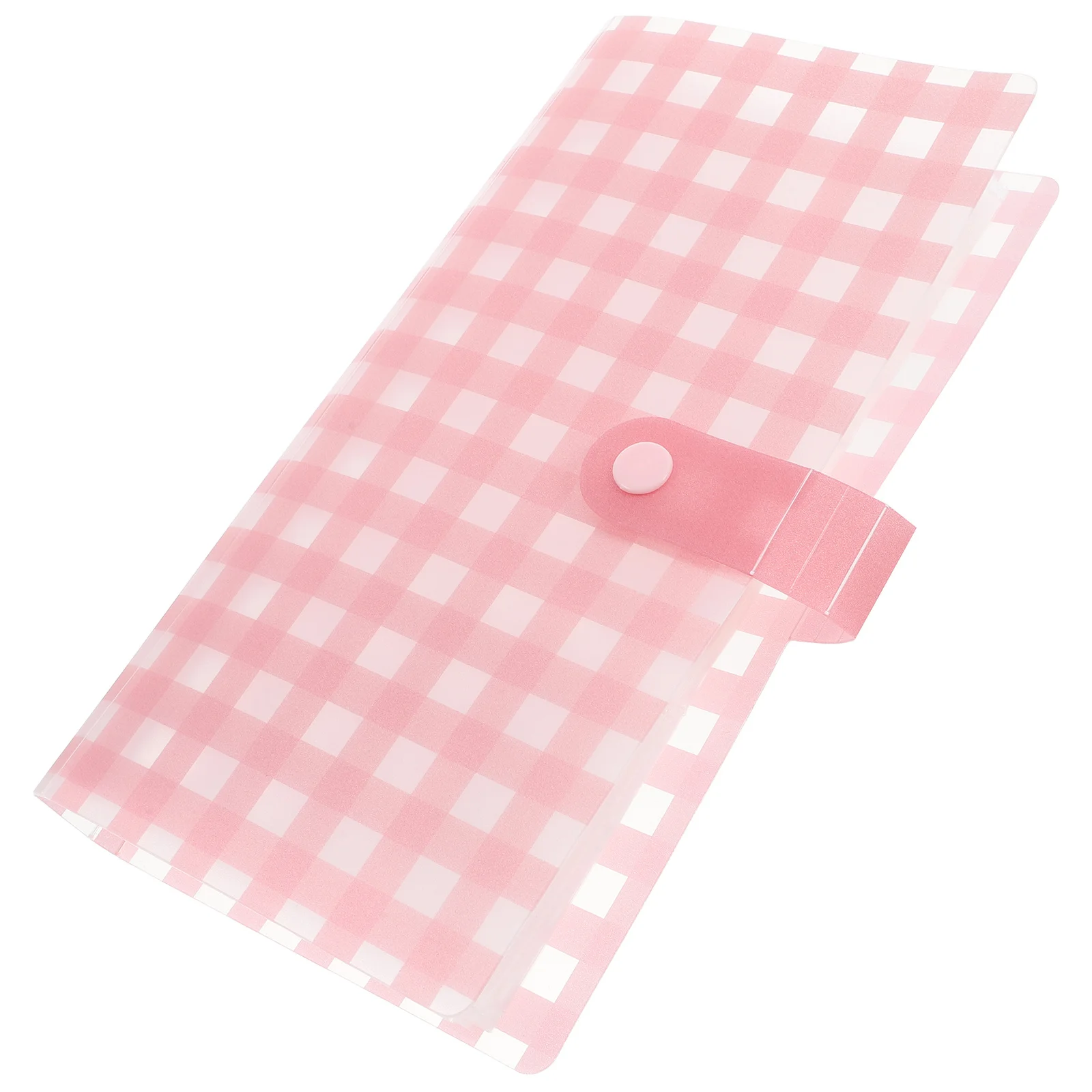 

Frosted Business Card Album Pattern Portable Photocard Holder Organizer For Name Cards Travel