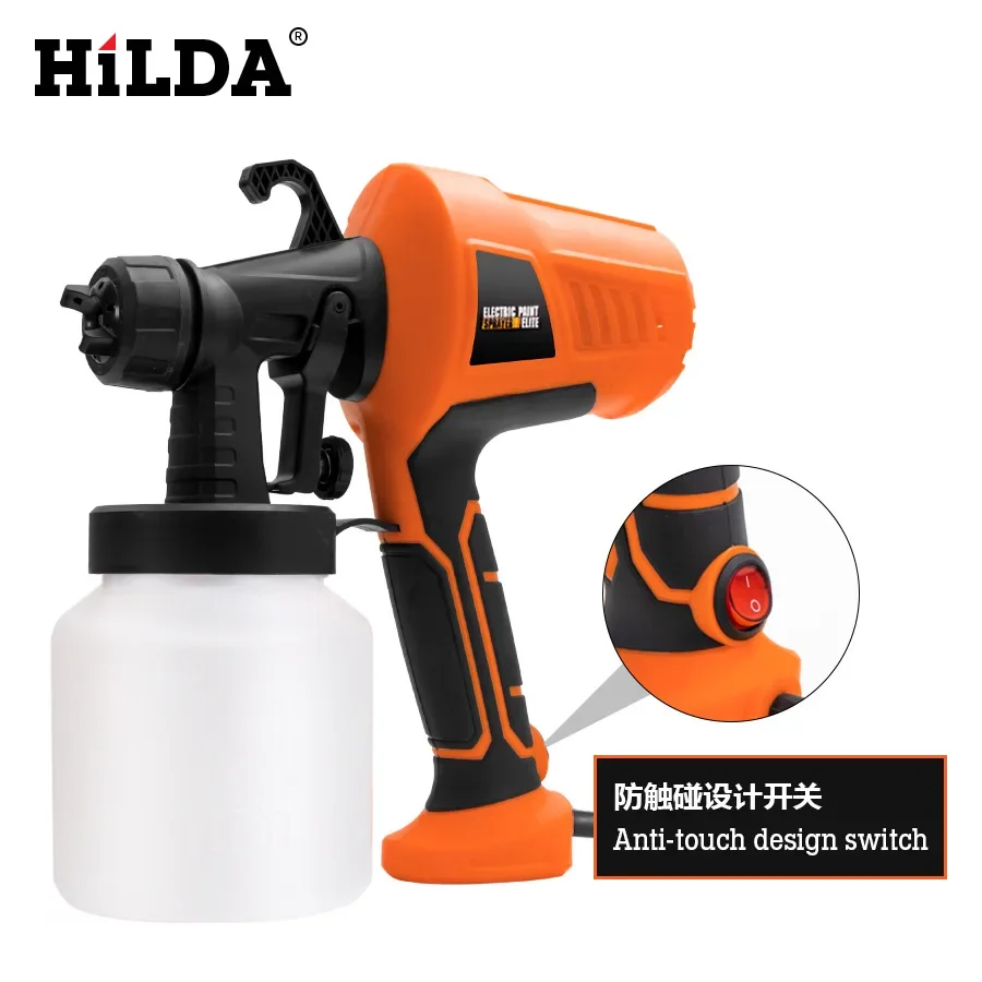 HILDA Cake Chocolate Spray Gun High Pressure Electric Spray Gun Detachable Portable Spray Gun