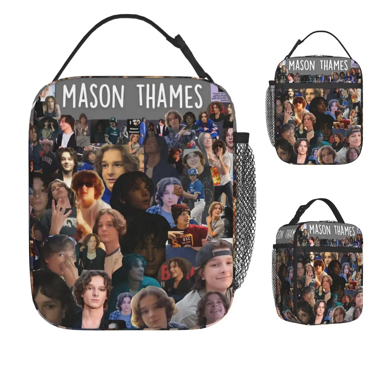 

Сумка для обеда American Mason Thames Actor, офисная коробка для завтрака для женщин, термосумка-тоут с милым принтом, Оксфордская сумка-холодильник