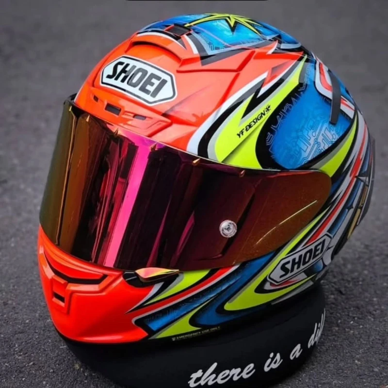 Shoei x-spirit III Daijiro Kato rojo TC1 casco de cara completa x-quatorze X-14 X14 cascos de motocicleta casco de moto de carreras de Motocross