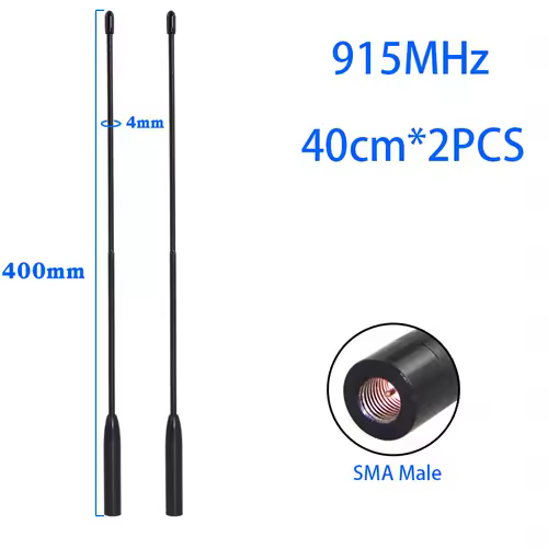 Support custom 2PCS LoRa module Antenna for Meshtastic 868MHz 915MHz soft antenna Omni high-gain whip antenna SMA head connector - Image 7
