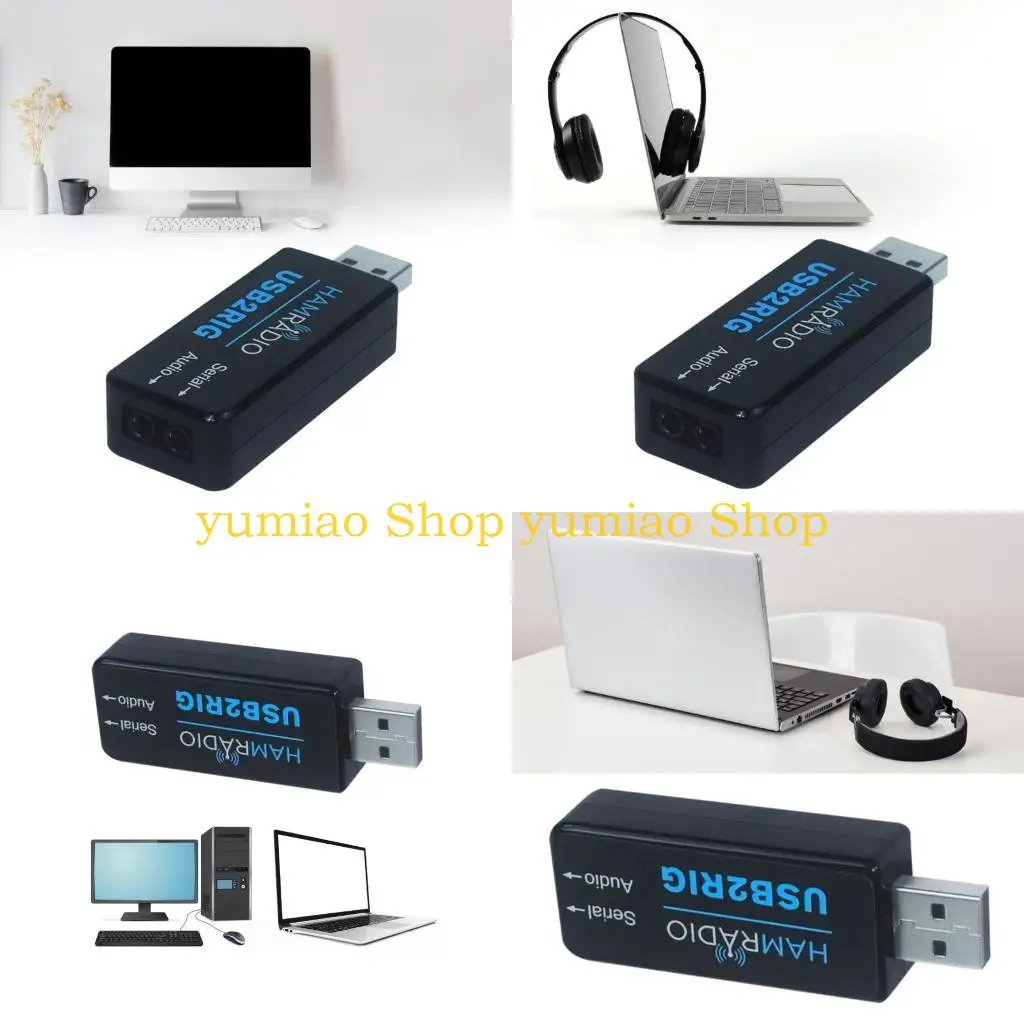 

587B DIGI2RIG USB Sound Card For Amateur Radio Sound Card Clear Auditory Sound on PC and Laptops