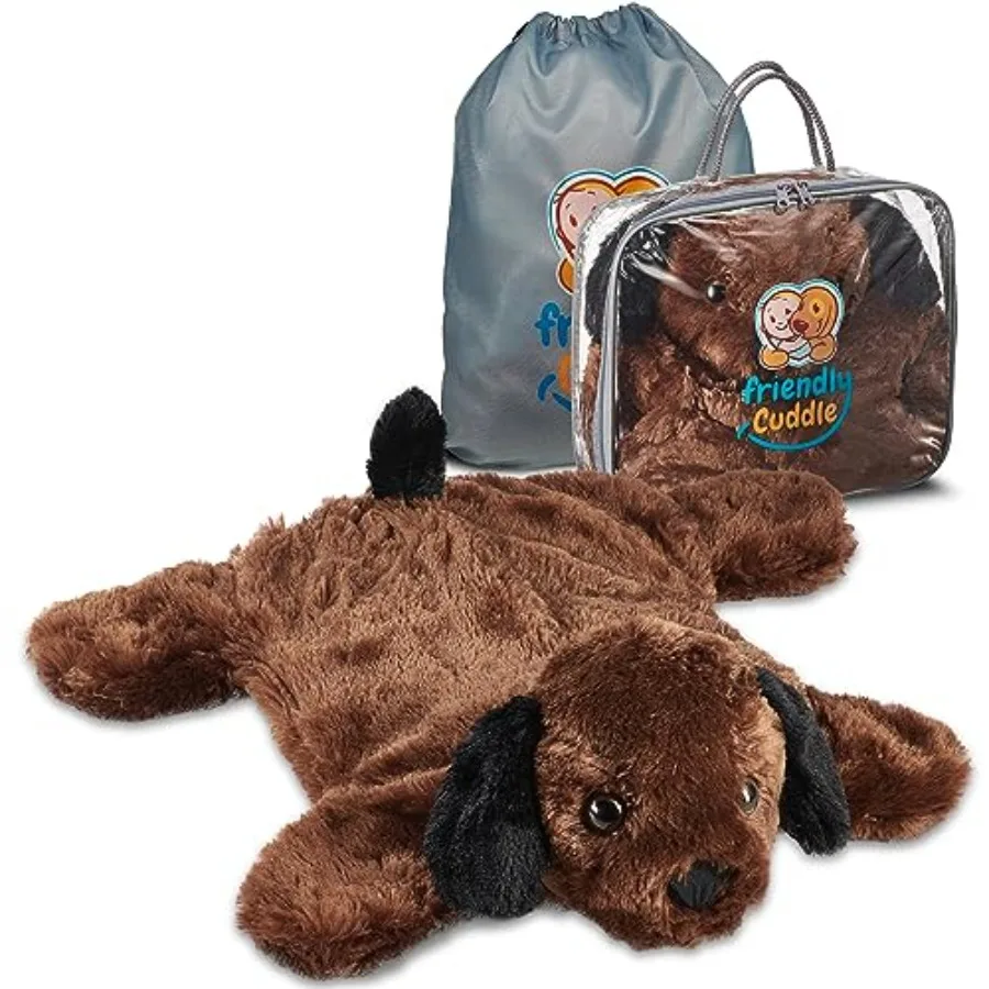 

Утяжеленное одеяло для взрослых, утяжеленное одеяло для сенсорной интеграции при СДВГ, утяжеленные мягкие игрушки, игрушка-собака, утяжеленная игрушка для микроволновки