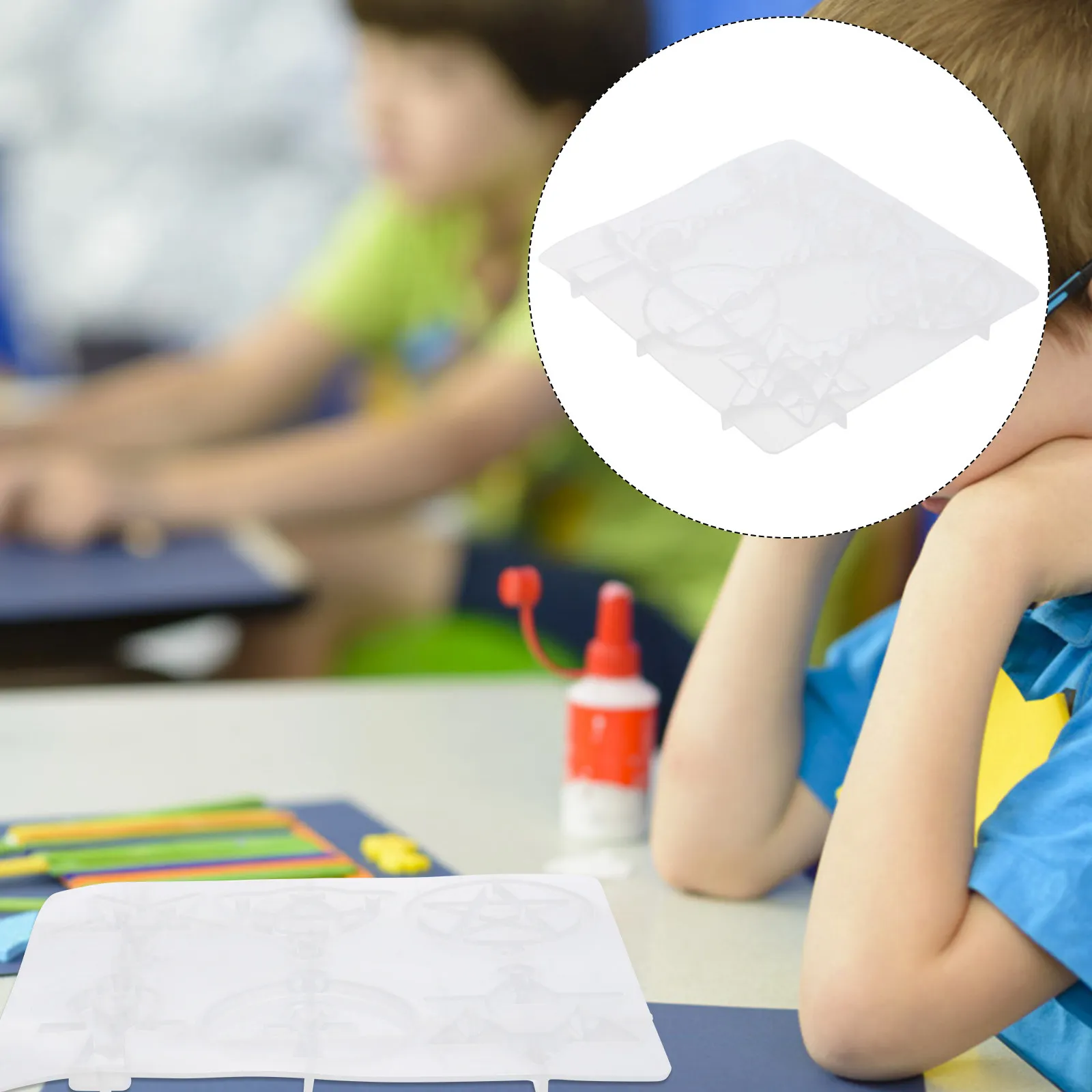 

1Pcs Pentagram Silicone Mold High Transparency Flexible DIY Jewelry Craft Mold Epoxy Resin Handcraft Making Accessories