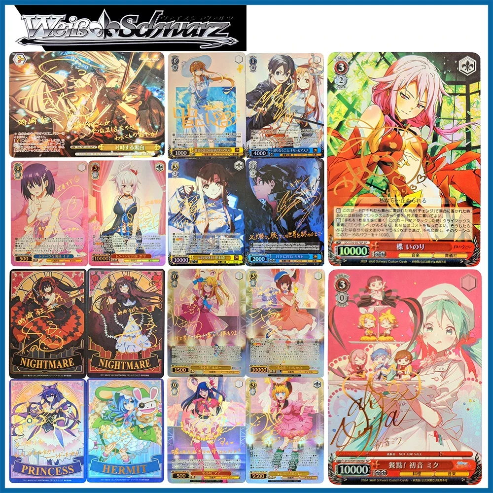 Anime Weiss Schwarz Cards DIY ACG Lycoris Rico Boys Battle Game Toys Collectible Cards Christmas Birthday Gifts Board Game