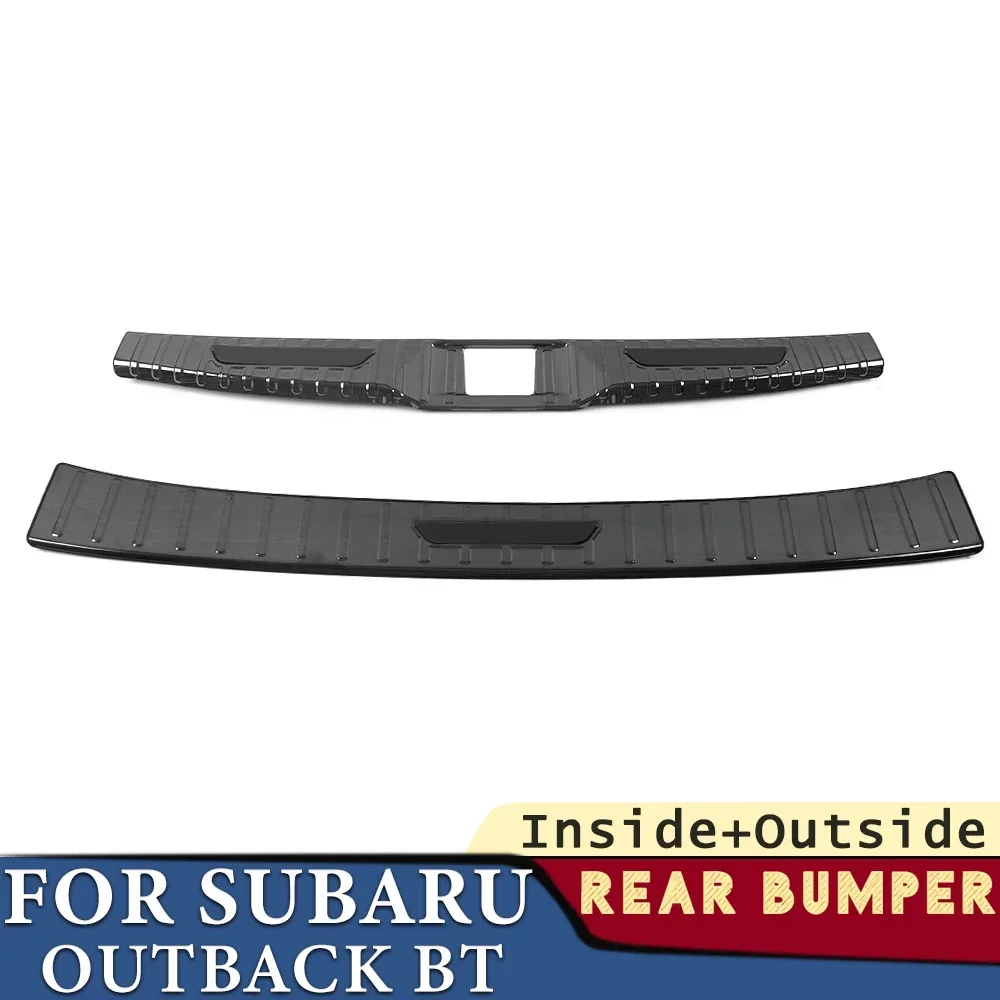 Trunk Bumper for Subaru Outback BT 2020 2021 2022 2023 2024 Car Accessories Rear Fender Protector Sill Cover Stick Decoration