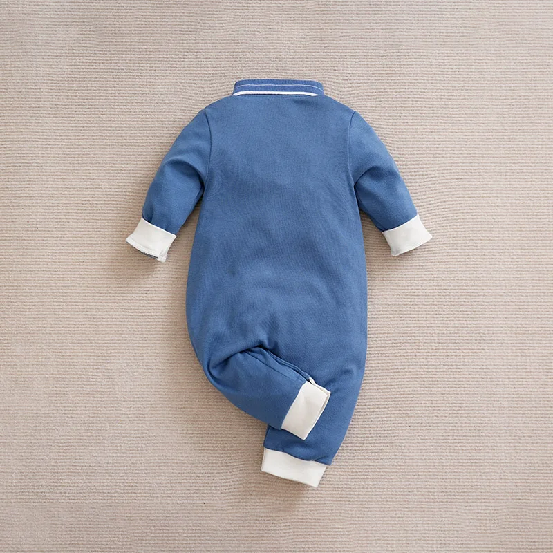 Baby Unisex Boy AndGirl Newborn Jumpsuit Preschool Clothing Baby Casual Comfortable Cotton SpringAndAutumn Long Sleeved Jumpsuit