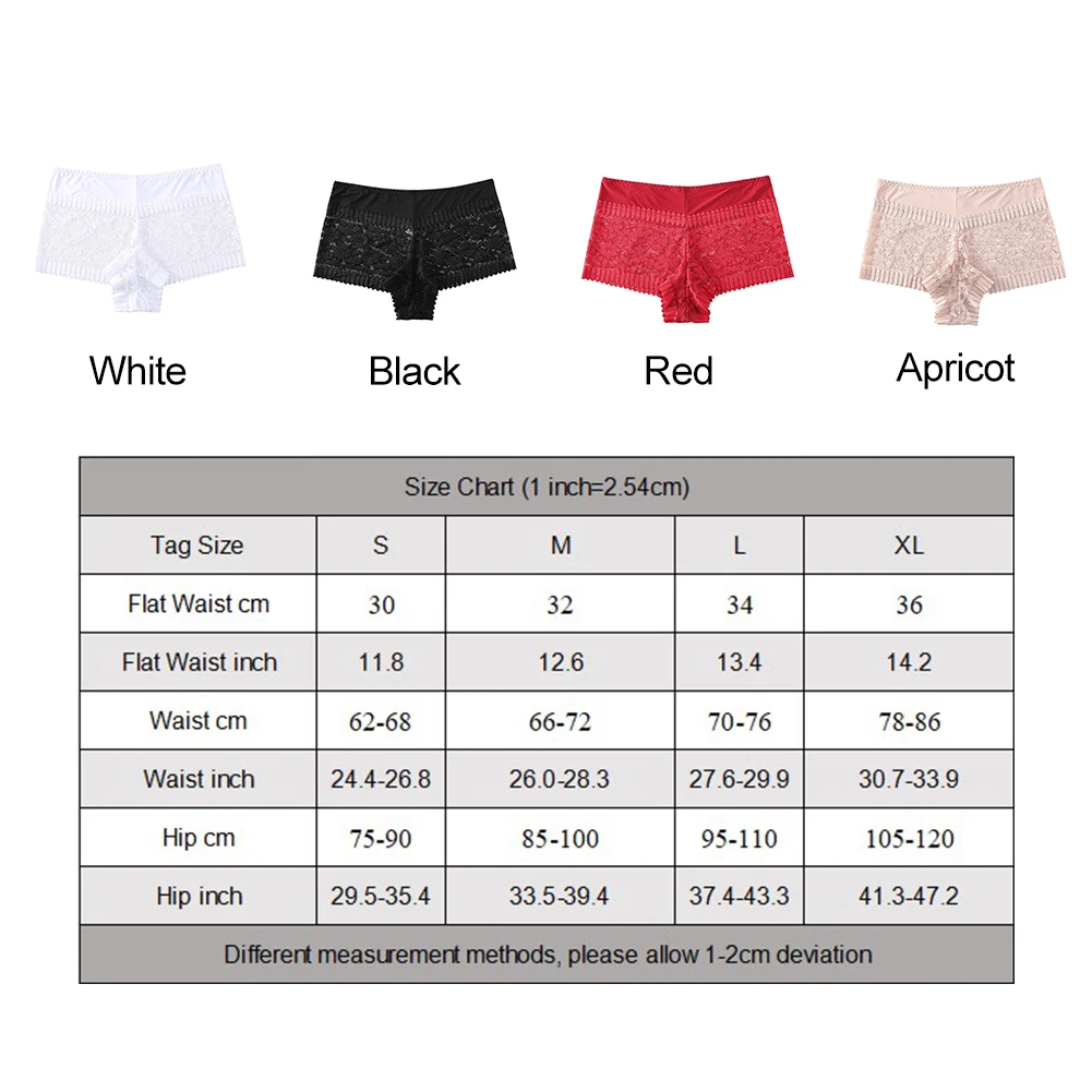 Mulheres rendas shorts sexy cuecas de cintura baixa senhoras moda floral renda roupa interior meninas calcinha íntima respirável briefs