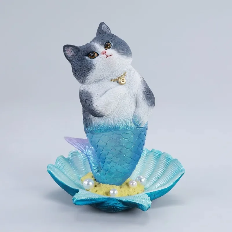 Przedsprzedaż JXK Model Zabawki dla Kota w Skali 1/6, Symulowany Model Zwierzęcia z Żywicy, Rekwizyty do Figur Akcji 12-calowych, Ozdoba na Biurko, Prezent