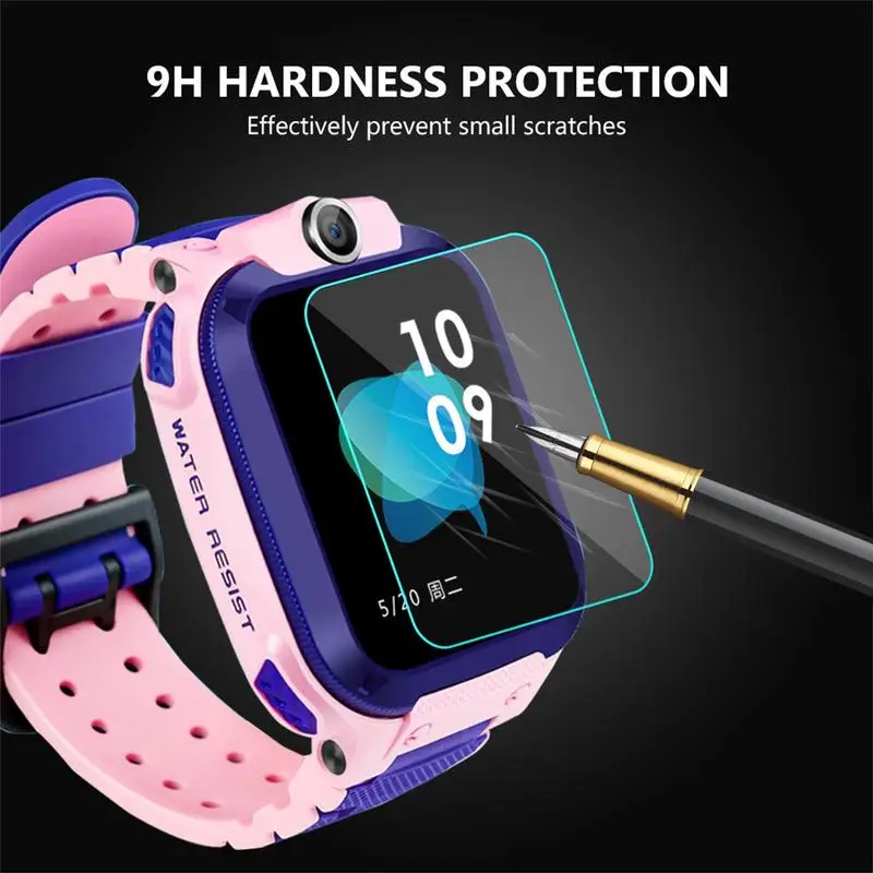 scratch resistant Watch Screen Film Children SmartWatch Protector Q12 Children Smart Wristband Full-Screen Protector Cover Set