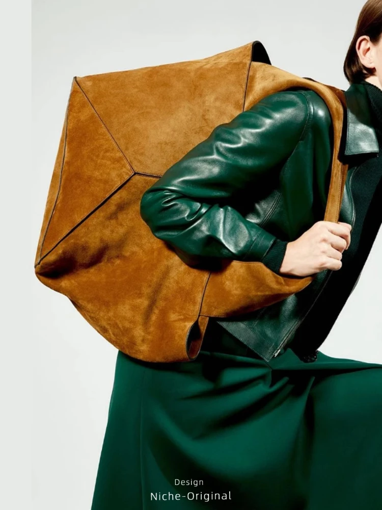 

Original Designer Brand New Soft Large Capacity Suede Bucket Tote Bags for Women Bolsos Mujer Hot Selling