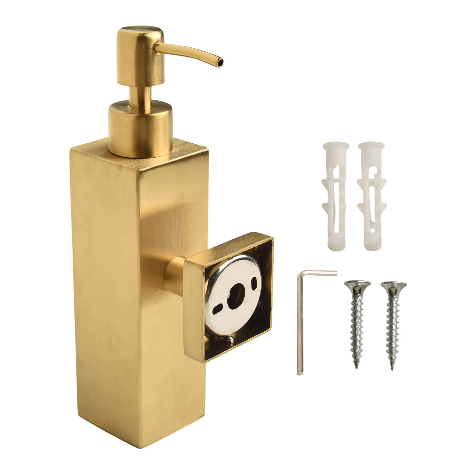 

Bathroom Organization 250ML Soap Dispenser Space Saving Bathroom Accessory Liquid Dispenser Efficient Soap Pump Mechanism