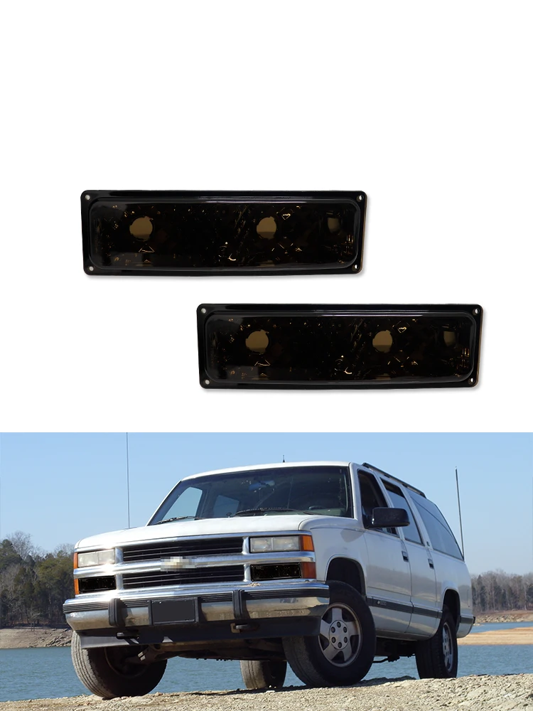 Zderzak przedni włączony kierunkowskaz obudowa shell dla Chevrolet C/K 1500 2500 3500,Tahoe,Suburban,Silverado, dla GMC Suburban Yukon — zdjęcie 2