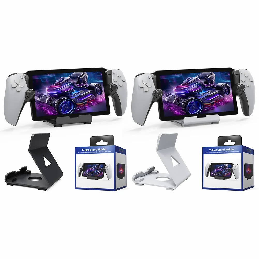 Desktop Stand Support Holder with Anti-Slip Silicone Pad Tablets Stand Game Machine Stand for PS5 Portal Steam Deck ROG Switch