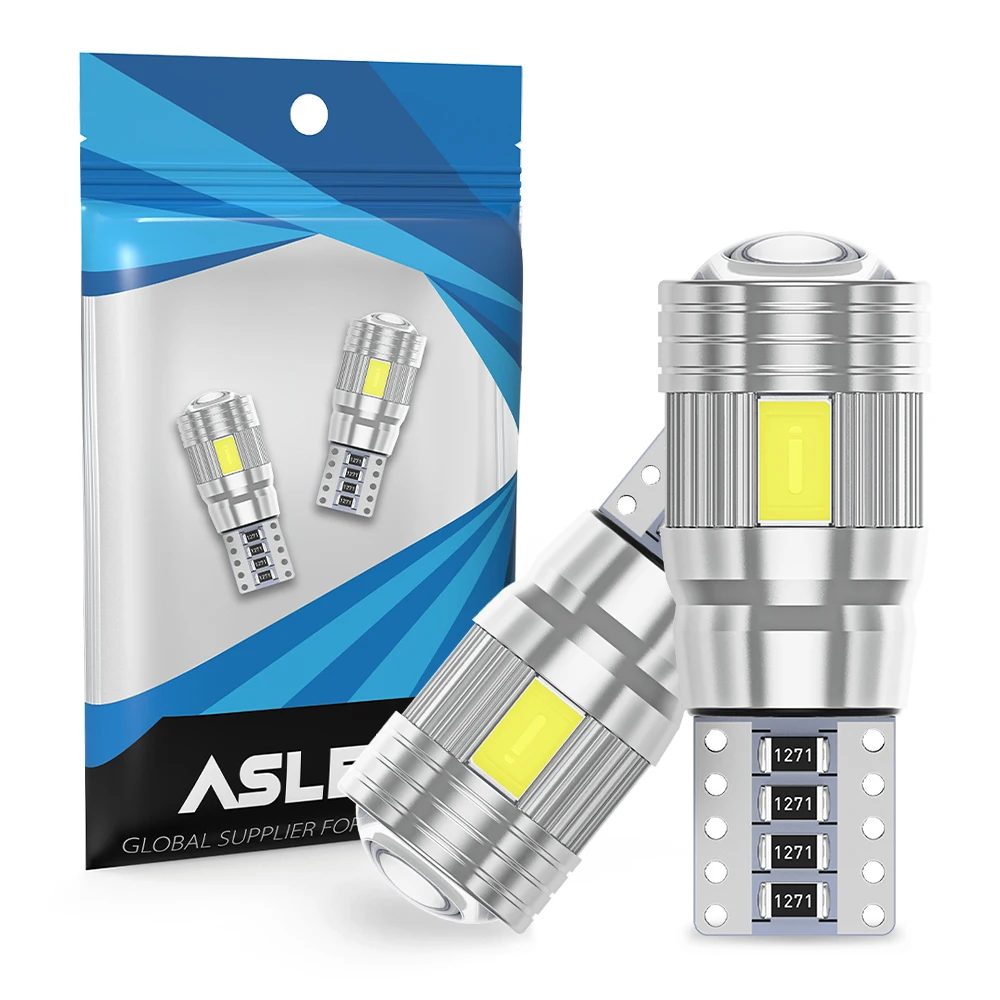 

2 шт., автомобильные лампы 5630, 6 SMD, 12 В, 6500K, W5W