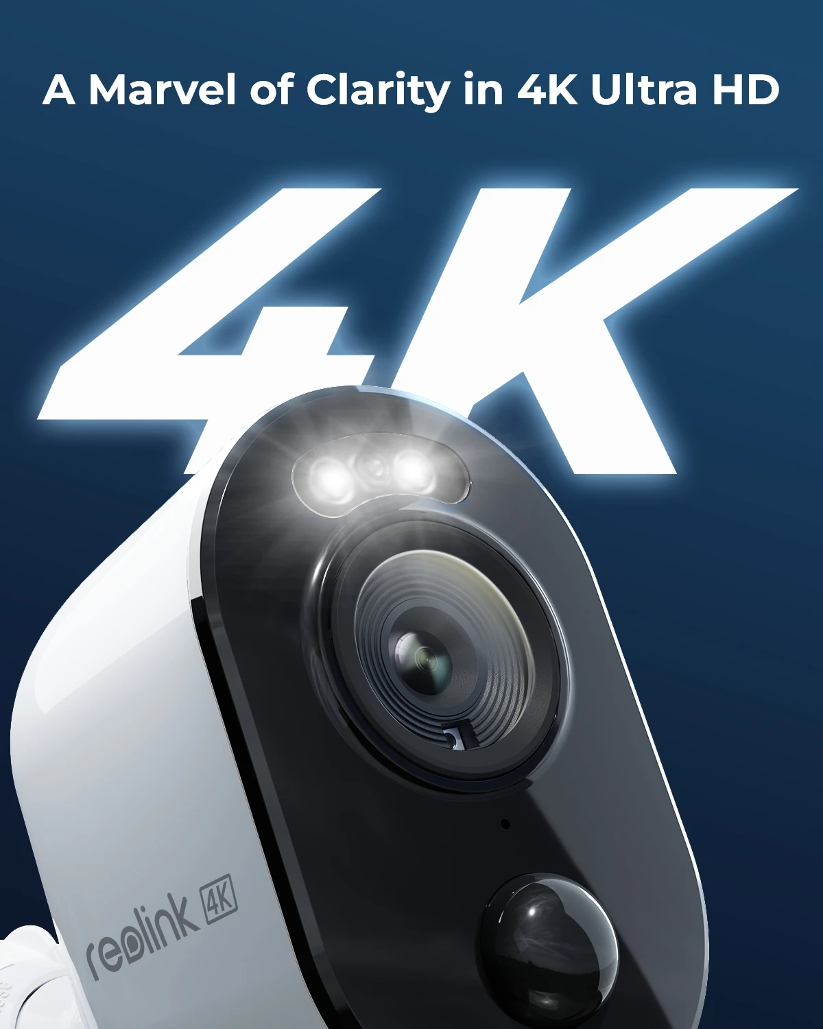 Reolink 4K 태양 전지 구동 무선 보안 카메라 5MP 컬러 야간 투시경 2.4/5Ghz WiFi 야외 IP 카메라 Argus 3 Ultra