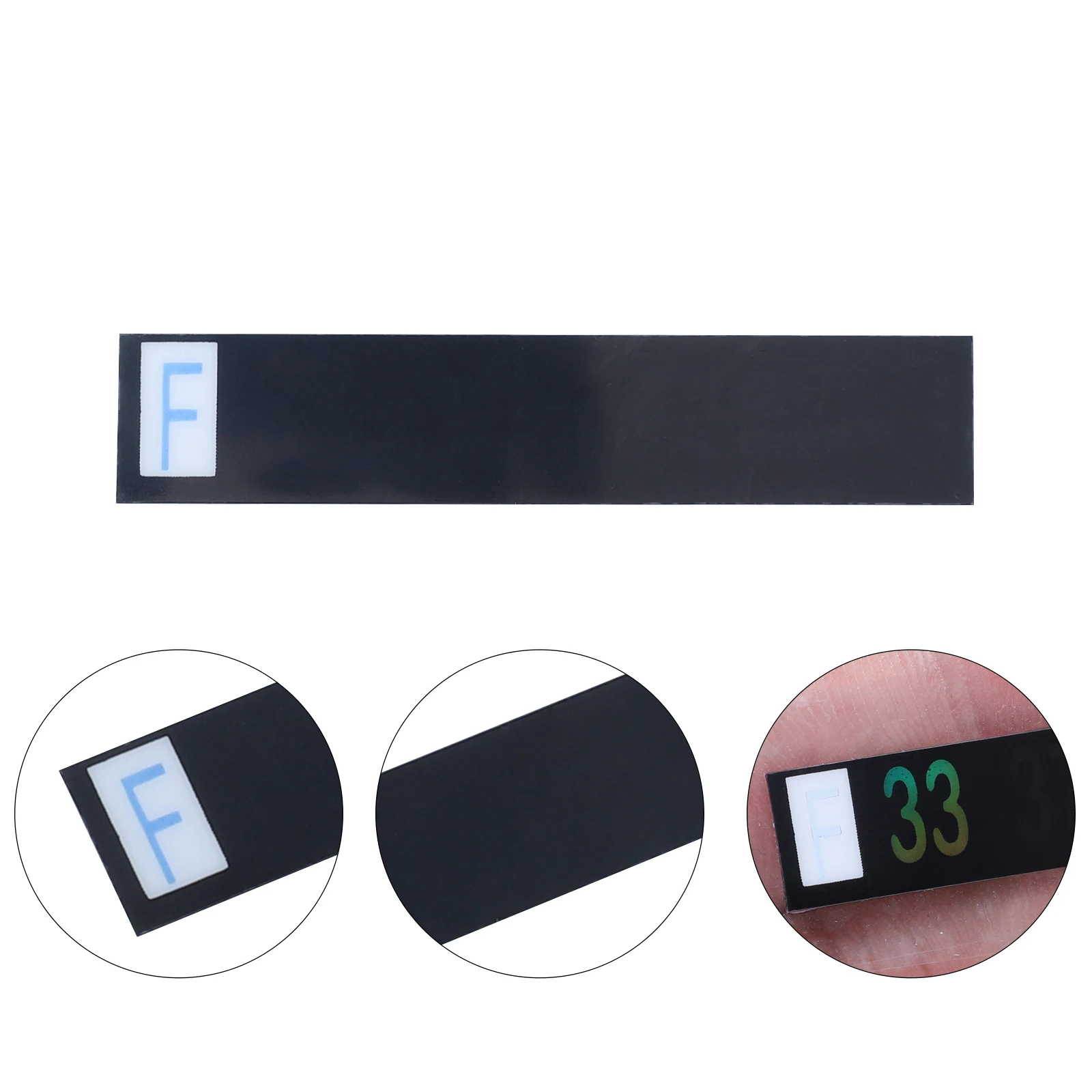 

3 Pcs Thermometer Sticker Adhesive Strip for Baby Bottle Temperature Measurement Plastic Infant Easy Use High Quality