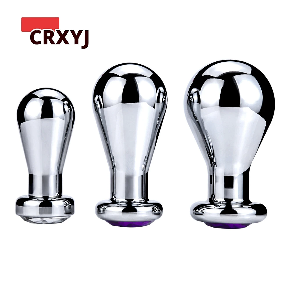 

Extra Large Heavy Duty ButtPlug Anal expansion Round Smooth Shaped Stainless Steel Dildo Prostate Massage Sex Toy for Man Woman