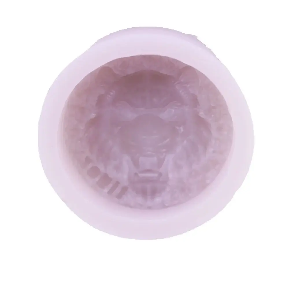 Tiger Head Silicone Mold Sugarcraft Chocolate Cake Baking Decor Mould DIY Aromatherapy Candle Plaster Tools Soap Polymer Clay