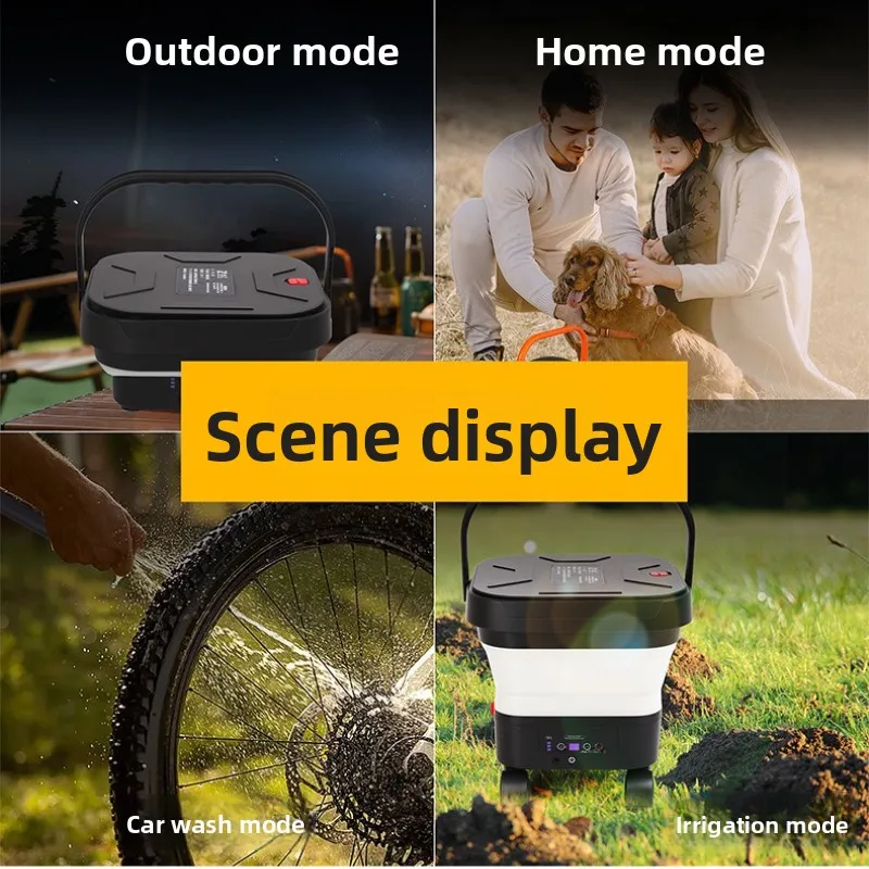 غسالة الضغط المحمولة القابلة للطي |   مسدس غسيل السيارات اللاسلكي عالي الطاقة |   آلة التنظيف الخارجية متعددة الوظائف ​