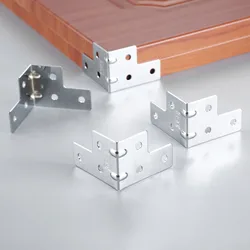 4pcs 54*39mm Iron Support Corner Bracs Aluminum Profile Case Flight Luggage Bracket Wood Box Protect Consolidate Edge Covers