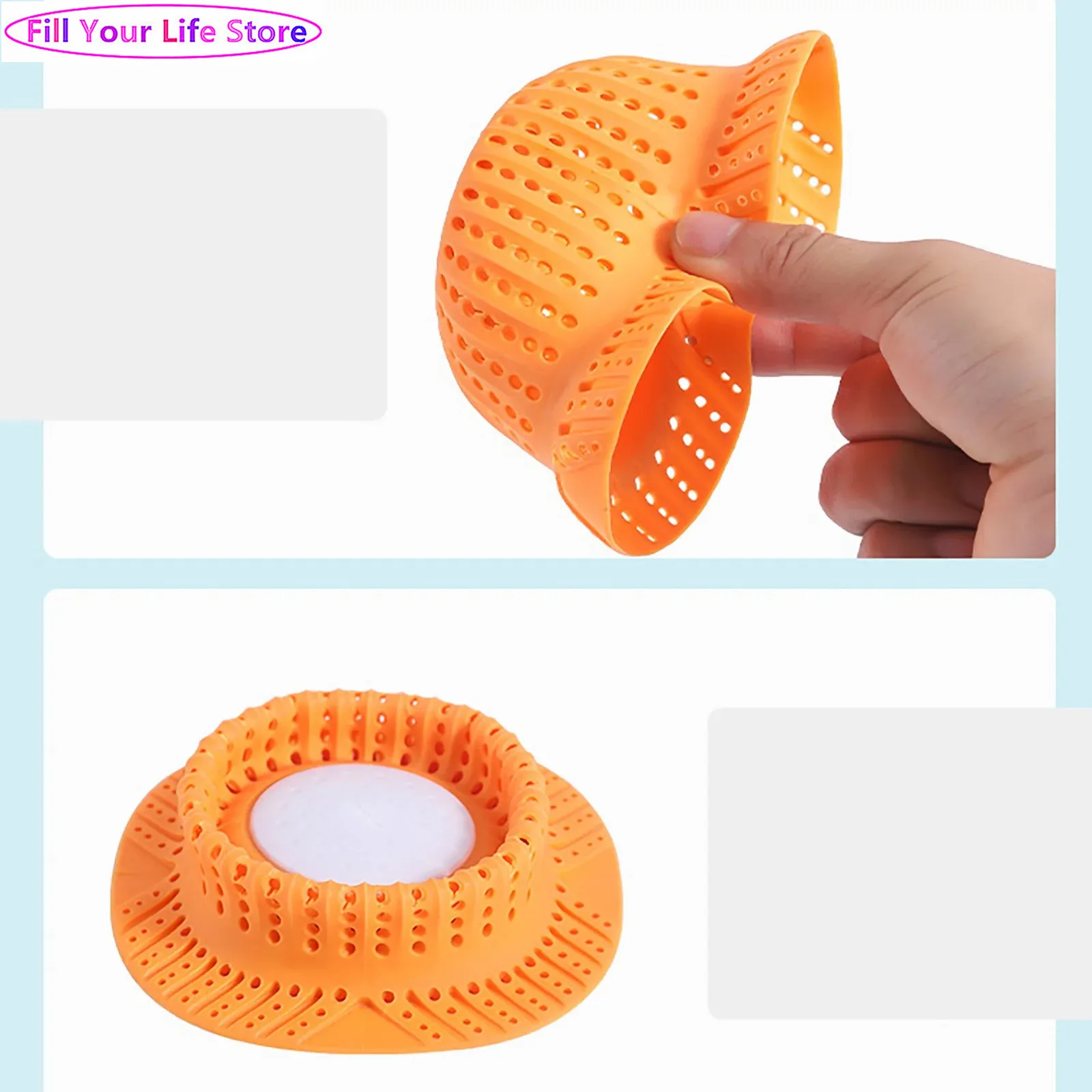

Room Drain Protector Drain Cover Premium Silicone Shower Hair Catcher for Bathing Room Washbasin