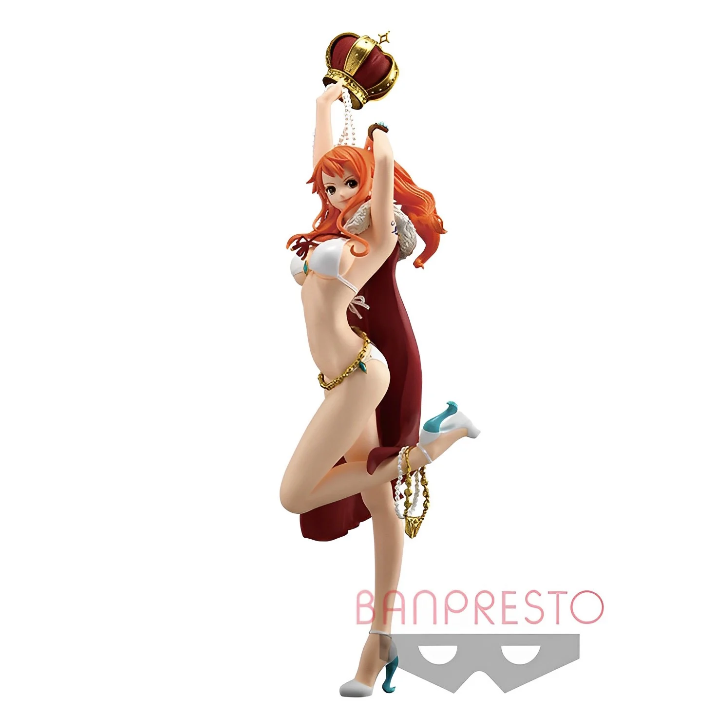 Bandai Eyewear Factory One Piece Nami Figurine Do Shine Charm Bwfc Multiseries Nami Action Model Figurine Desktop Display Toys